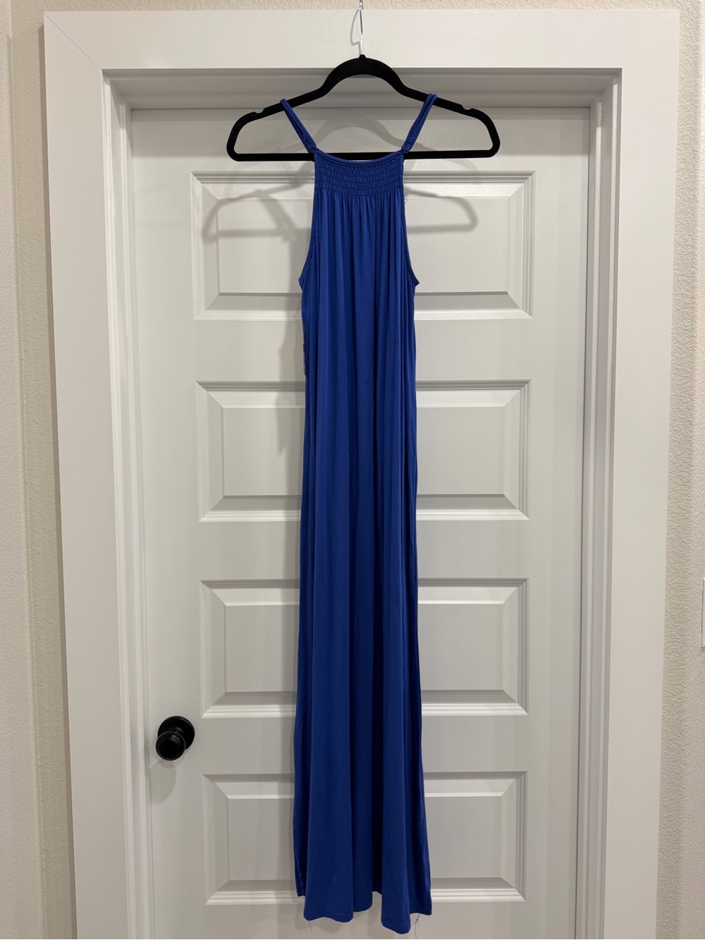 NWT Buttery Soft Royal Blue Maxi Dress